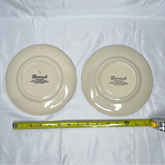 🍎 4 salad plates Franciscan Apple dessert appetizer EUC starters pupus - Picture 6 of 9